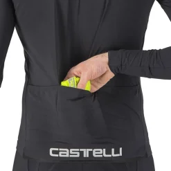 Castelli Squadra Stretch Jas Heren - electric lime/dark grey 383