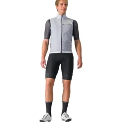 Castelli Squadra Stretch Vest Heren - silver grey/dark grey