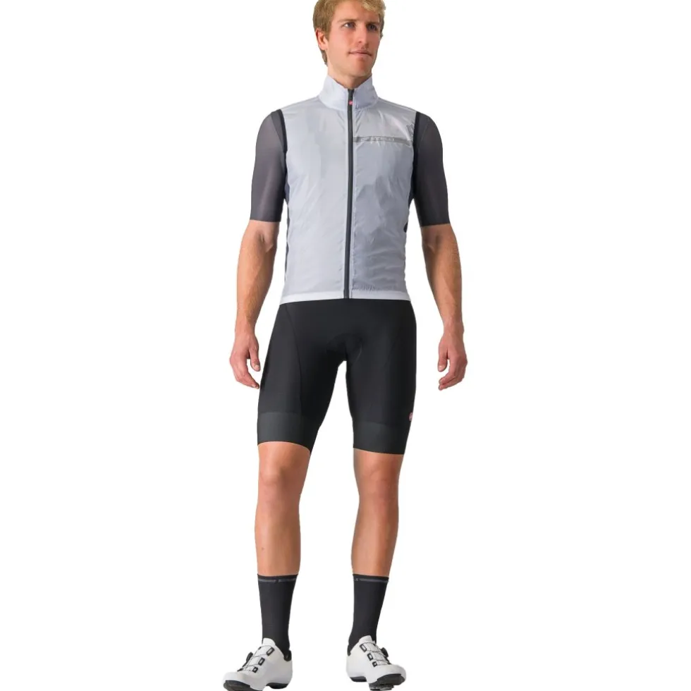 Castelli Squadra Stretch Vest Heren - silver grey/dark grey