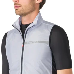 Castelli Squadra Stretch Vest Heren - silver grey/dark grey