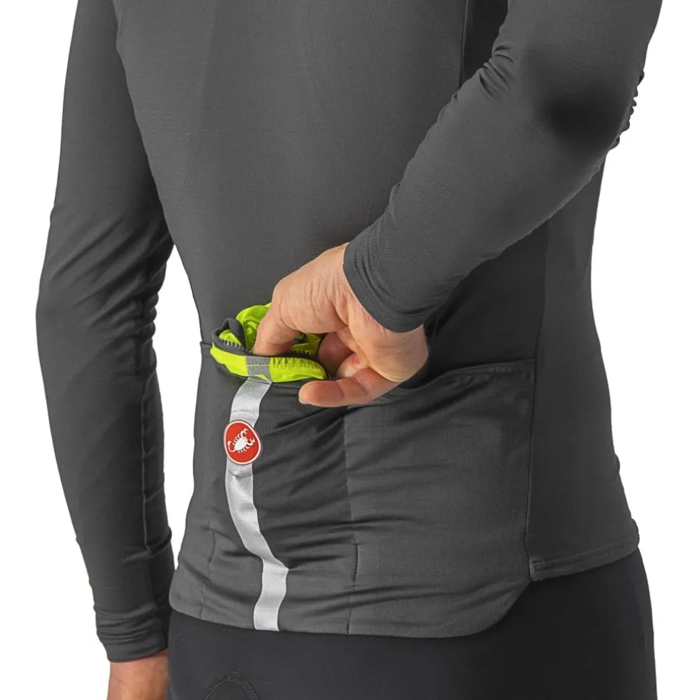 Castelli Squadra Stretch Vest Heren - light black/dark grey