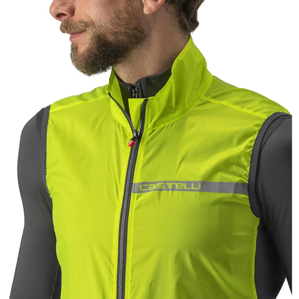 Castelli Squadra Stretch Vest Heren - light black/dark grey