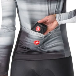 Castelli Squall Shell Jas Dames - light black/silver grey 085