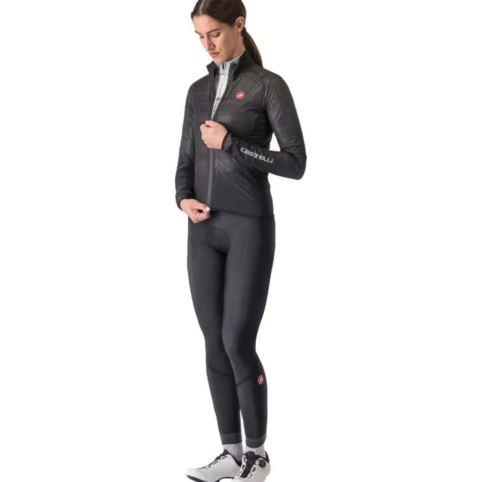 Castelli Squall Shell Jas Dames - light black/silver grey 085