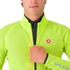 Castelli Squall Shell Jas Heren - electric lime/black 383