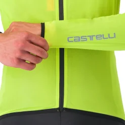 Castelli Squall Shell Jas Heren - electric lime/black 383