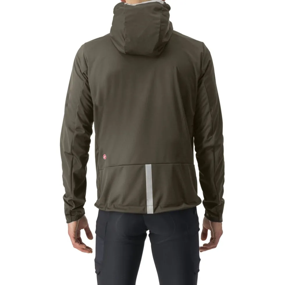 Castelli Trail Hoodie Jas Heren - tarmac 304