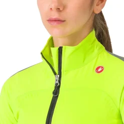 Castelli Ultra Regenjas Dames - electric lime/silver reflex 383