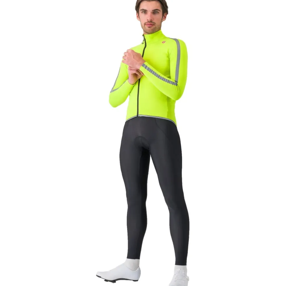 Castelli Ultra Regenjas Heren - electric lime/silver reflex 383