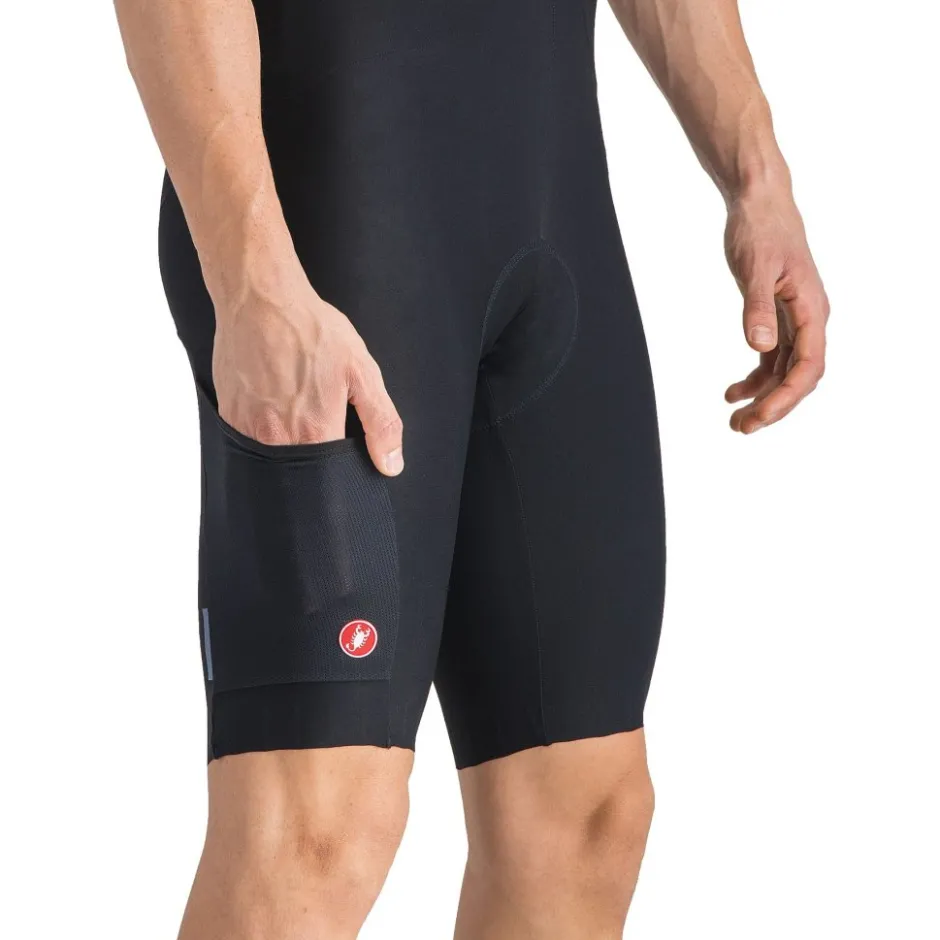 Bib Shorts|Wielrenbroeken < Castelli Uniited Endurance Fiethort et Brete Heren - zwart 010