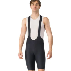 Bib Shorts|Wielrenbroeken < Castelli Uniited Endurance Fiethort et Brete Heren - zwart 010