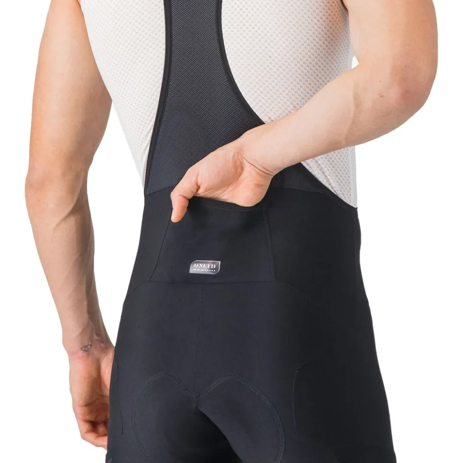 Bib Shorts|Wielrenbroeken < Castelli Uniited Endurance Fiethort et Brete Heren - zwart 010