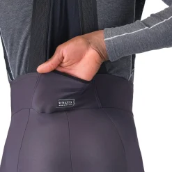 Winterbroeken < Castelli Unlimited Fietbroek met Bretel Heren - dark grey 030