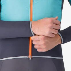 Castelli Unlimited Jas Heren - pool blue/dark grey 457