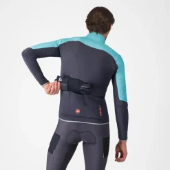 Castelli Unlimited Jas Heren - pool blue/dark grey 457