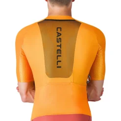 Castelli Unlimited Speedsuit Heren - vivid orange/hot sauce-black 863