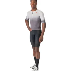 Castelli UPF Fietsshirt met Korte Mouwen Heren - silver grey 870