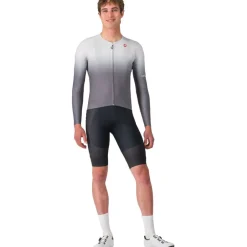 Wielershirts < Castelli UPF Fiethirt et ange ouwen Heren - iver grey 870