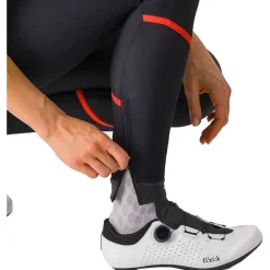 Castelli Velocissima DT Fietsbroek met Bretels Dames - black/hibiscus 181