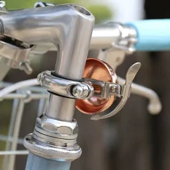 Bellen < Cat Eye OH-2300B Hibiki Brass Bell fietsbel - Neo Black