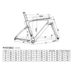 CBT Italia MYSTERO - Dura Ace Di2 Power Meter - Carbon Racefiets - 2026 - zwart