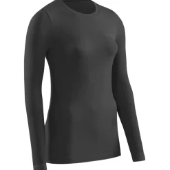 CEP Cold Weather Base Shirt met Lange Mouwen Dames - zwart