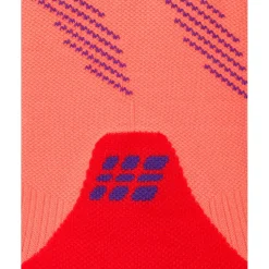 CEP Core Run Edt. Elliptic Tall Compressiesokken Heren - neon coral/purple