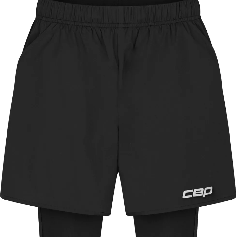 CEP Core Run 2in1 Shorts Dames - zwart