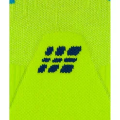 CEP Core Run Merino Tall Compressiesokken Heren - lime/blue