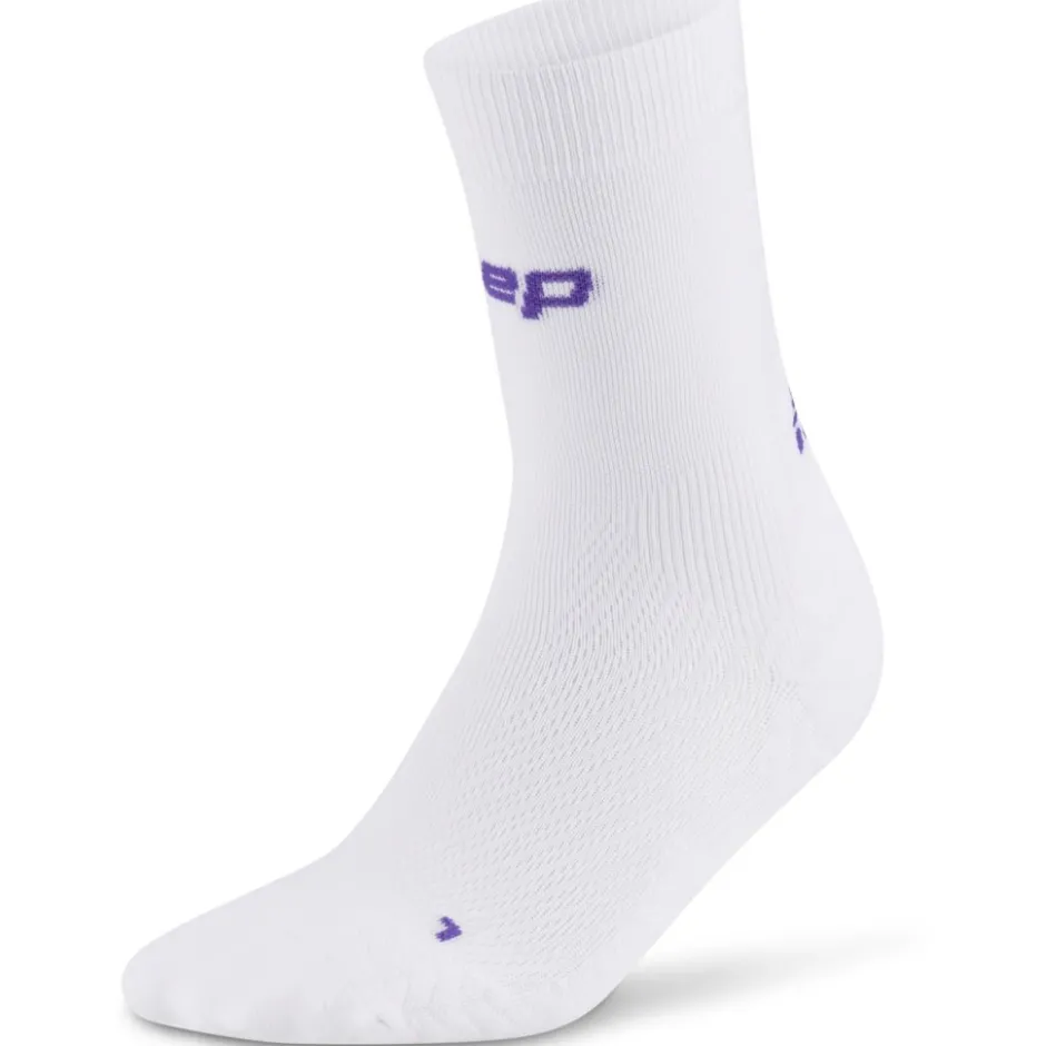 Sokken < CEP Core Run Ultralight Mid Cut Compressiesokken Heren - wit