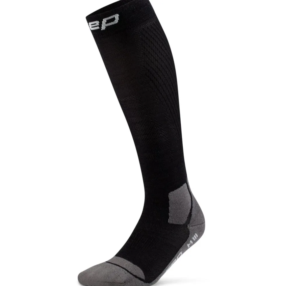 CEP Hiking Light Cushion Tall Compressiesokken Heren - black/grey