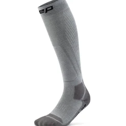 Sokken|Sokken < CEP Hiking Light Cushion Tall Compressiesokken Dames - grey/dark grey