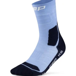 CEP Hiking Light Cushion Mid Cut Compressiesokken Dames - light blue/dark blue