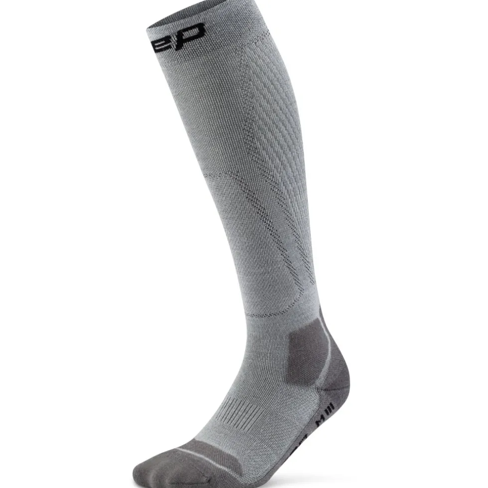 CEP Hiking Light Cushion Tall Compressiesokken Heren - grey/dark grey