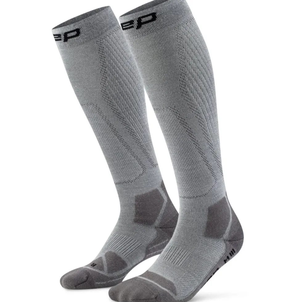 CEP Hiking Light Cushion Tall Compressiesokken Heren - grey/dark grey