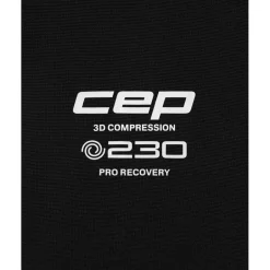 Broeken & Rokken < CEP Pro Recovery No Foot Compressie Legging Dames - black