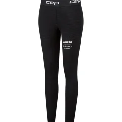 Broeken & Rokken < CEP Pro Recovery No Foot Compressie Legging Dames - black