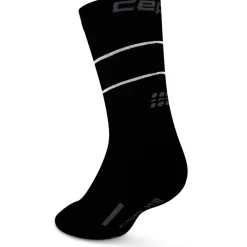 Sokken < CEP Pro Run Reflecte Mid Cut Compressiesokken Heren - zwart