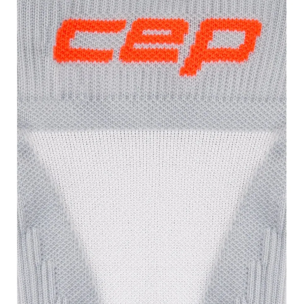 CEP Pro Run Ultralight Mid Cut Compressiesokken Heren - grey