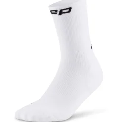 CEP Core Run Mid Cut Compressiesokken Heren - wit