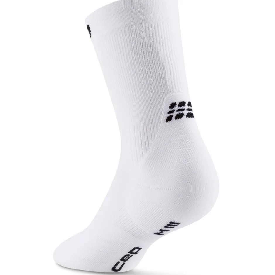 Sokken < CEP Core Run Mid Cut Compressiesokken Dames - wit