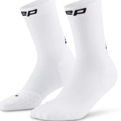 Sokken < CEP Core Run Mid Cut Compressiesokken Dames - wit