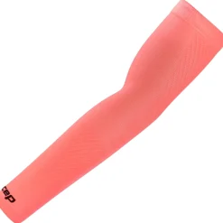 CEP Core Run Ultralight Short Armwarmers - neon coral
