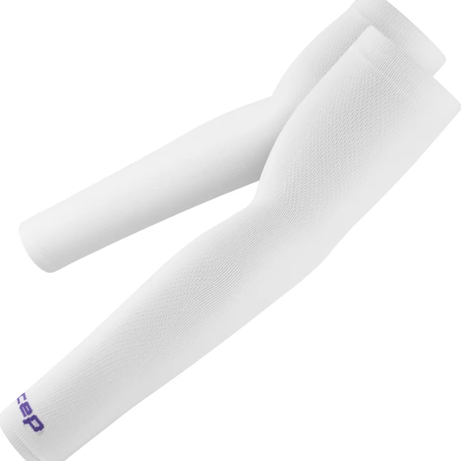 Armwarmers, Beenwarmers & Kniewarmers|Armwarmers, Beenwarmers En Kniewarmers < CEP Core Run Ultralight Short Armwarmers - wit