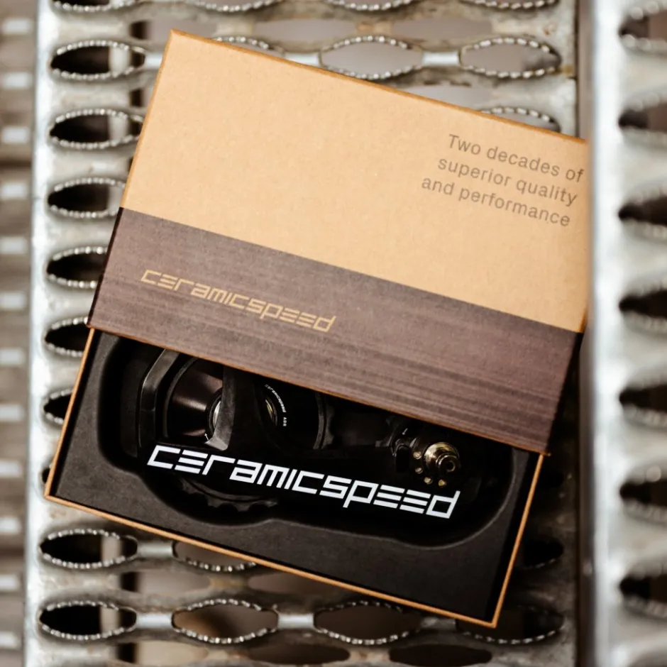 Derailleurs|Derailleur Accessoires < CeramicSpeed OSPW RS Derailleurwieltjesysteem - Alpha Disc | voor Shimano Dura Ace/Ultegra Di2 (R9250/R8150) - zwart | Team Edition