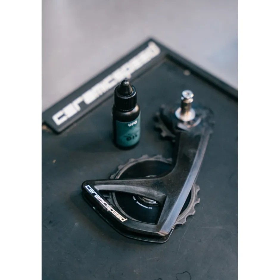 Derailleurs|Derailleur Accessoires < CeramicSpeed OSPW RS Derailleurwieltjesysteem - Alpha Disc | voor Shimano Dura Ace/Ultegra Di2 (R9250/R8150) - zwart