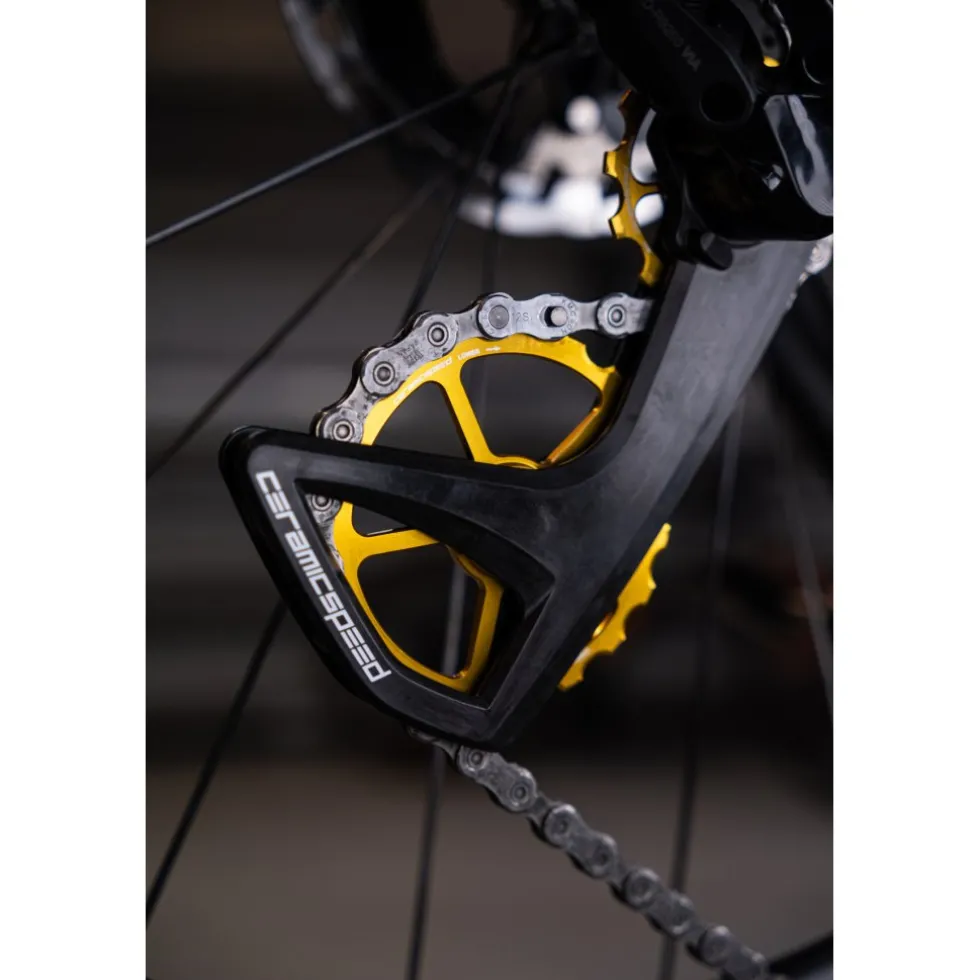CeramicSpeed OSPW RS Derailleurwieltjesysteem - 5-Spoke | voor SRAM RED/Force AXS - blauw