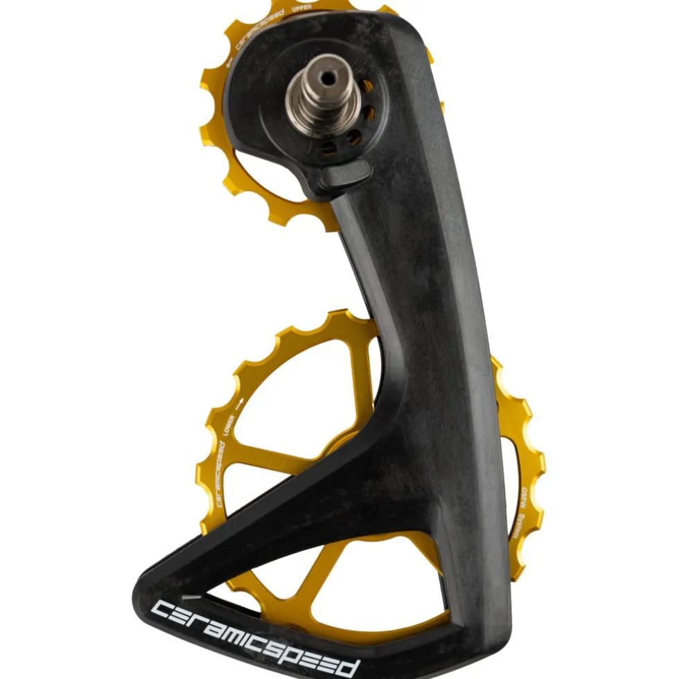 CeramicSpeed OSPW RS Derailleurwieltjesysteem - 5-Spoke | voor Shimano Dura Ace/Ultegra Di2 (R9250/R8150) - goud