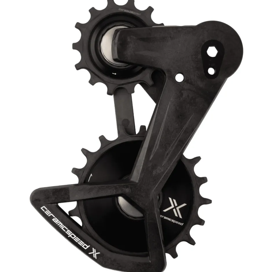 Derailleurs|Derailleur Accessoires < CeramicSpeed OSPW X Derailleurwieltjesysteem - Alpha Disc | voor SRAM Eagle Transmission (T-Type) - zwart