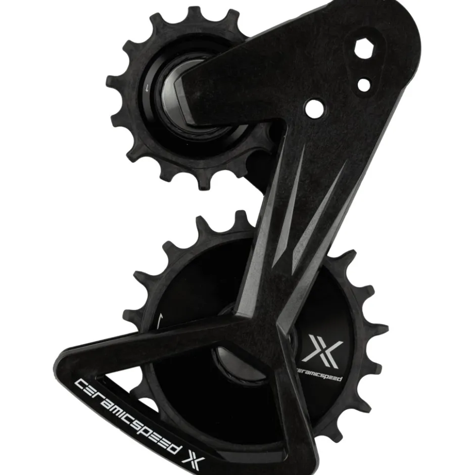 Derailleurs|Derailleur Accessoires < CeramicSpeed OSPW X Derailleurwieltjesysteem - Alpha Disc | voor SRAM RED XPLR (E1) - zwart